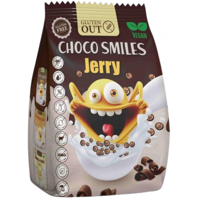Jerry cereálie Choco Smiles 375g