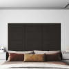 vidaXL Nástenné panely 12 ks čierne 60x30 cm zamat 2,16 m² - Čierna - 4102-145903