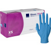 Rukavice Abena Classic – nitrilové, bez púdru, modré, XS