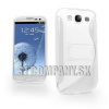 Silikónový obal Samsung Galaxy S III – S Line Stand – biela