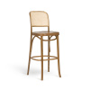 PAGED Classic H-8114 Seat Wood Back Caned Farba dreva: buk morený, Čalúnenie: dyha
