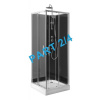 Aqualine GRANVIK sprchový box 800x800x2180mm komponent 2/4 fixné a posuvné sklo číre 18-080-09-50-00