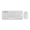 Logitech Pebble 2 combo - tenká bezdrôtová klávesnica a myš, kombo, US - biela 920-012240