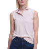 Barbour Bowford Sleeveless Polo Top — Primrose Pink - 10/38