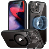 ESR Classic Hybrid HaloLock Case + Stash Stand zadný kryt na mobil Apple iPhone 15 Pro Max priehľadná, čierna; 1A6750202