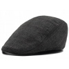 Cracus pánsky produkt pako hnedý, čierny, šedý, 57 (Pánska čiapka izolovaná grafitový kockovaný klobúk)