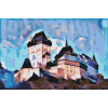 Vymalujsisam.sk Maľovanie podľa čísiel - Hrad Karlštejn Veľkosť: 40x60cm, Rám: Bez rámu, iba zrolované plátno