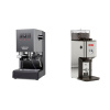 Gaggia New Classic EVO, grey + Lelit William PL72-P