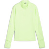 Puma Grid Half-Zip Fleece Womens Fizzy Apple 14 (L)