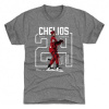 Detroit Red Wings - Chris Chelios Outline Gray NHL Tričko L/USA=XL/EU
