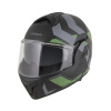 Prilba MultiFlip Korp CASSIDA (čierna matná/zelená/šedá) XL