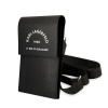 Púzdro Karl Lagerfeld Saffiano Rue Saint Guillaume Wallet Phone Bag čierne