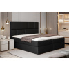 Bývaj s nami SK, FANCY 10 boxspringová posteľ 185 x 200, Soft 11 ekokoža,pena PUR,pružina bonell