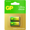 GP GP Ultra Primary Lithium Batterie CR123A 2 Stück fotobaterie CR-123A Li-MnO2 1500 mAh 3 V 2 ks