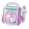 Karaoke box s mikrofónom jednorožec 21x9x19 cm - český obal