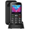 Mobilný telefón MyPhone Halo C Senior čierny (TELMYSHALOCBK)