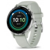 Garmin Venu 3S, Silver/Sage grey, Silicone band 010-02785-01