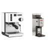 Rancilio Silvia E, biela + Lelit William PL72-P