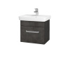 Dreja Umývadlová skrinka SOLO SZZ 50 - D16 Tmavý betón / Úchytka T01 / D16 Tmavý betón