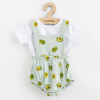 Mušelínový dojčenský set Kraťasy a Tričko New Baby Avocado 62 (2-3m) Zelená