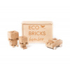 Teddies | Drevená stavebnica ECO BRICKS 145 ks | 11114521