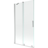 Mexen Velar, 2-krídlová posuvná vaňová zástena 100 x 150 cm, 8mm číre sklo, chrómový profil, 896-100-000-01-01