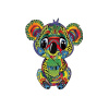 Drevené relaxačné puzzle - Koala A5 95 kusové
