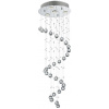 Luster Luxera 62410 - Krištáľový prisadený luster COIL 4xGU10/50W/230V (77745)