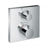 Hansgrohe Ecostat Square - Termostatická batéria pod omietku s uzatváracím ventilom, chróm 15712000