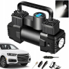 AUTOMOBILOVÝ KOMPRESOR PUMPA 12V BATERKA DISPLEJ KOMPRESOR