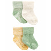 CARTER'S Ponožky Stripes Yellow neutrál LBB 4ks NB/ veľ. 56