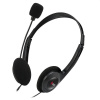 C-TECH Sluchátka s mikrofonem MHS-03E, černá MHS-03E