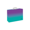 oxybag detský lamino kufrík A4 OXY OMBRE purple-blue