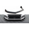 Maxton Design spoiler pod přední nárazník s křidélky ver.4 pro Ford Fiesta ST-Line Mk8, černý lesklý plast ABS