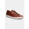 Kožené tenisky Ecco Soft 7 Shoe Lace Up hnedá farba, 430004-01053 430004.01053 EUR 43