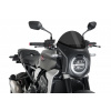 Plexi štít PUIG SEMI-FAIRING 3133F matná čierna tmavá dymová