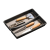 Organizér do zásuvky, sivý, protišmykový, s priehradkou GREY 33 x 23 cm
