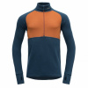 DEVOLD Expedition Merino 235 Z.Neck Man Flame/Flood
