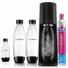 Saturátor na perlivú vodu SodaStream Terra + Fľaše 2x1L + 1x0,5L ČIERNY