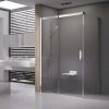 Ravak Matrix sprchovací kút 120x90 cm štvorcová hliníková lesklé/priehľadné sklo 0WLG7C00Z1