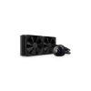 NZXT AIO liquid cooler CPU Kraken 240 / 2x120mm fan / 4-pin PWM / LCD display / black RL-KN240-B1
