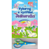 Vybarvuj a Vystřihni Jednorožci (modrá)