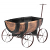 Kvetináč Strend Pro Woodeff, 41,5x29x19cm, whiskey barel wagon