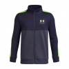 Chlapčenská súprava Under Armour UA Rival CB Knit Track Suit sivá|YLG