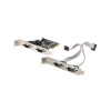 LANBERG KARTA PCI EXPRESS X1->4X DB-9(COM) NÍZKOPROFILOVÝ PCE-DB9-004 Lanberg