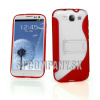 Silikónový obal Samsung Galaxy S III – S Line Stand – červená