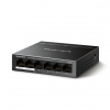 Tp-link Switch Mercusys MS106LP 2x LAN, 4x LAN s PoE, 40W