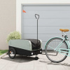 vidaXL Vozík za bicykel, čierno sivý 45 kg, železo 94063