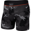 SAXX Pánské rychleschnoucí boxerky VIBE Boxer Brief camo - černé M
