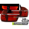 Zadné svetlá LED, BMW X5, E70 2007-2010, LED BAR červené/biele